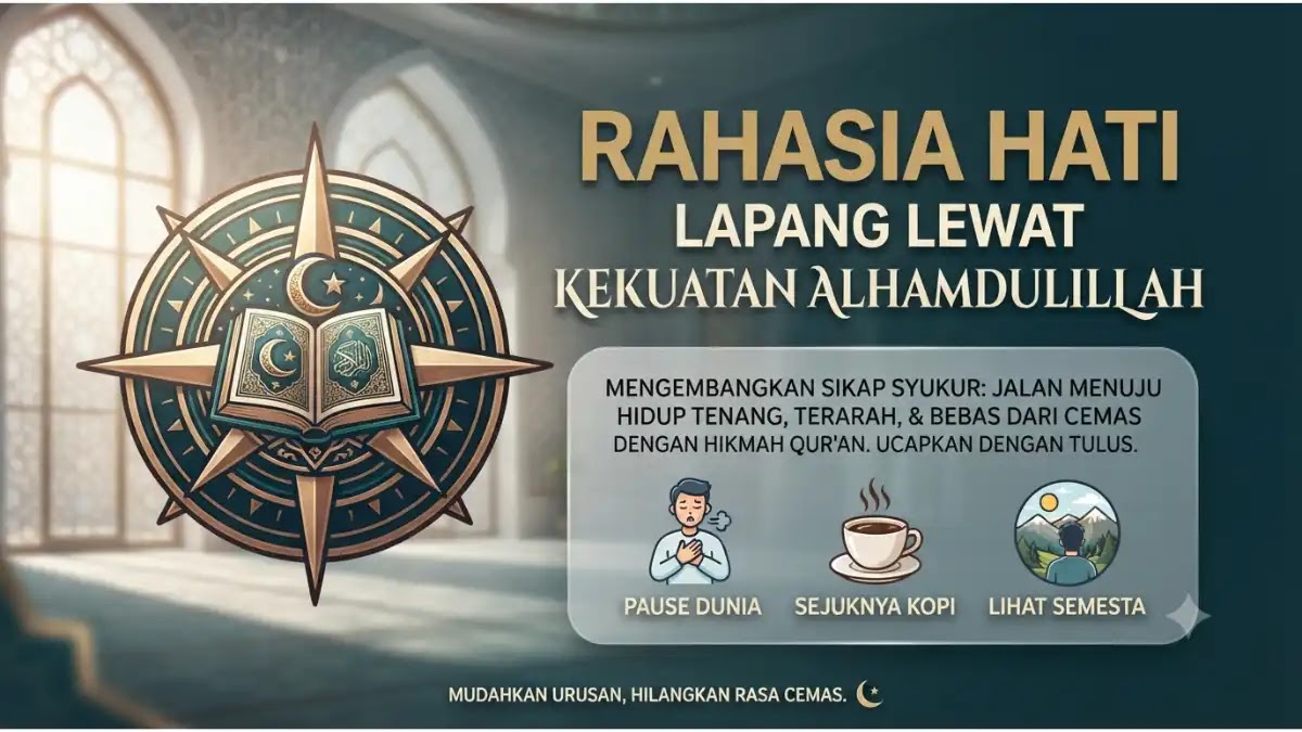 rahasia hati lapang kekuatan alhamdulillah