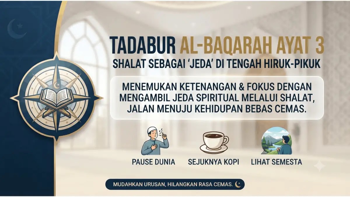 tadabur al baqarah ayat 3 shalat sebagai jeda