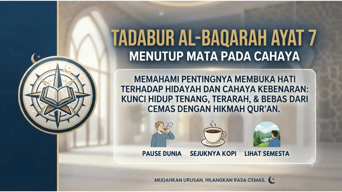 tadabur al baqarah ayat 7 menutup mata